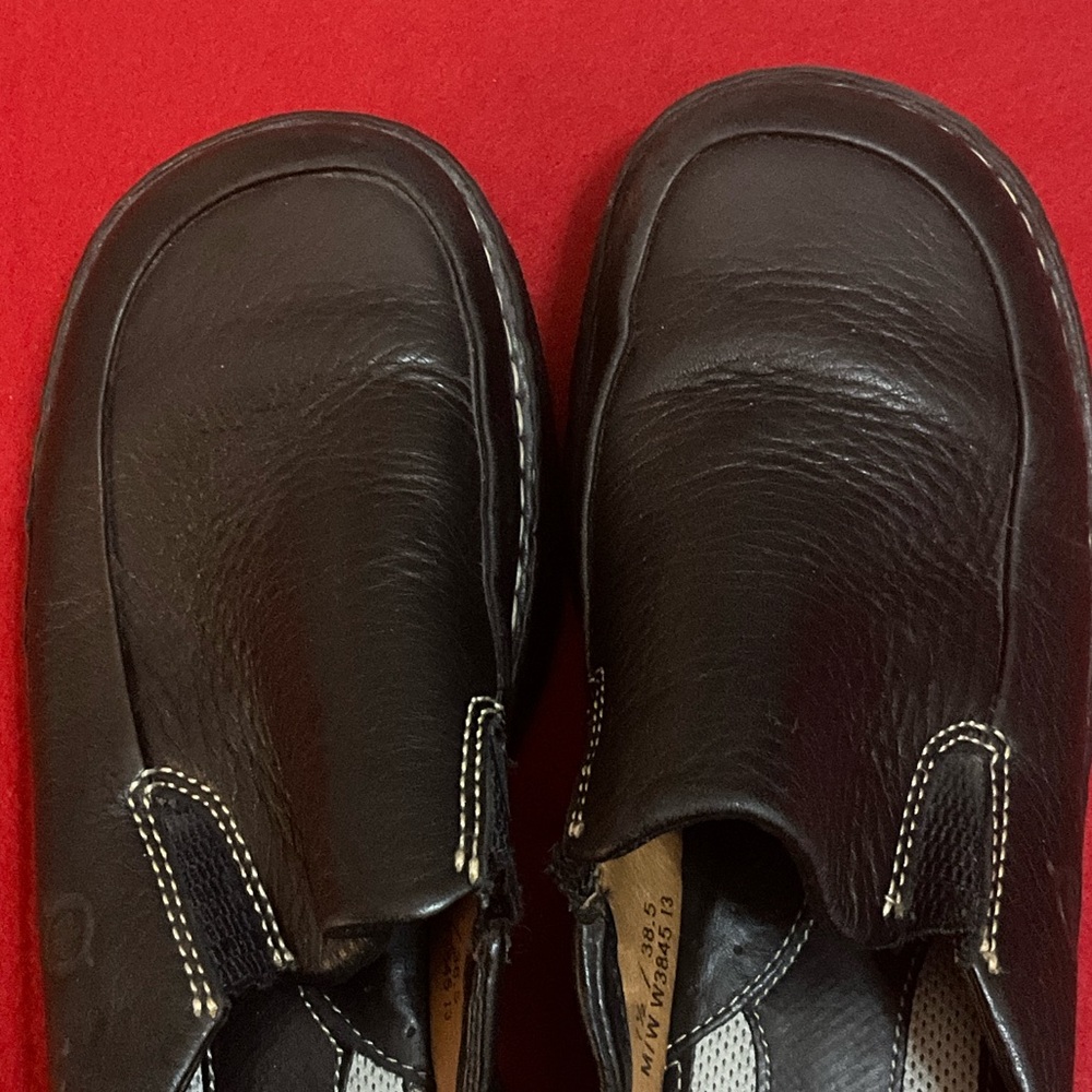 Born Women Dark Brown Leather Loafers Size 7.5 - Picture 6 of 13